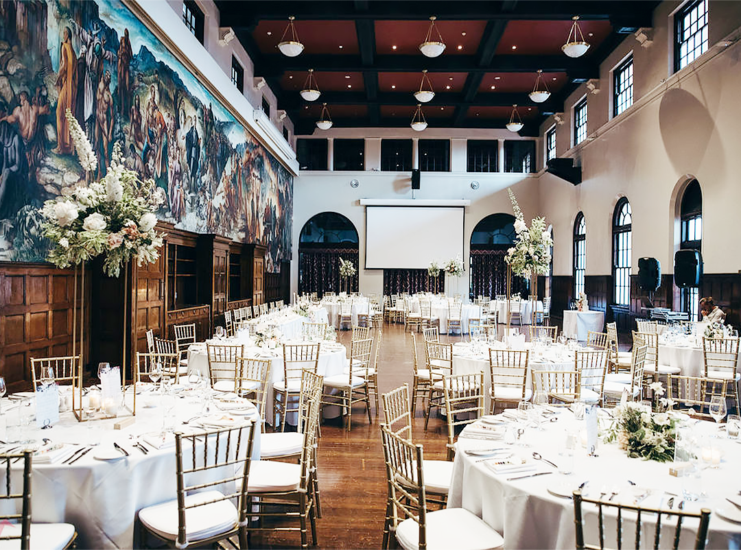 the Refectory, a stylish venue in the heart of the University of Sydney